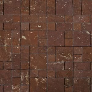 Mosaic DK207 Rosso Chocolate Polished