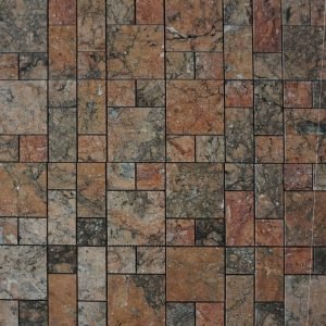 Mosaic Mega Red Dk 027 Polished