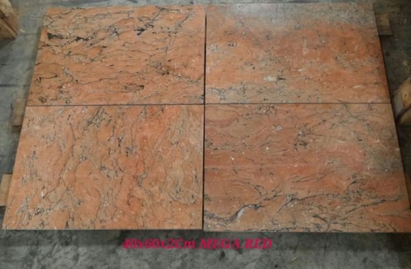 Mega Red Medium Polished 40 x 60 x 2 cm