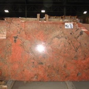 Mega Red Orange Polished Random Slab