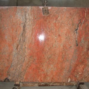 Mega Red Orange Polished  Random Slab
