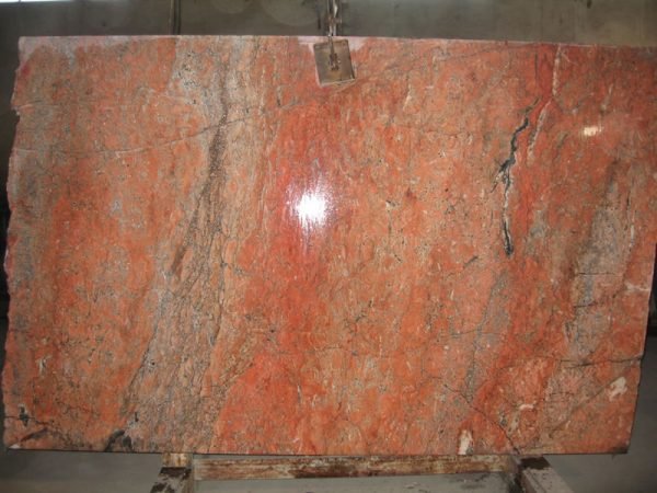 Mega Red Orange Polished  Random Slab