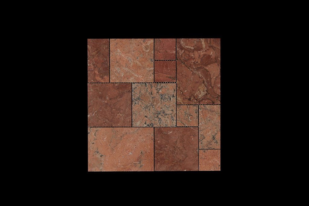 Mega Red Mosaic M01 Polished