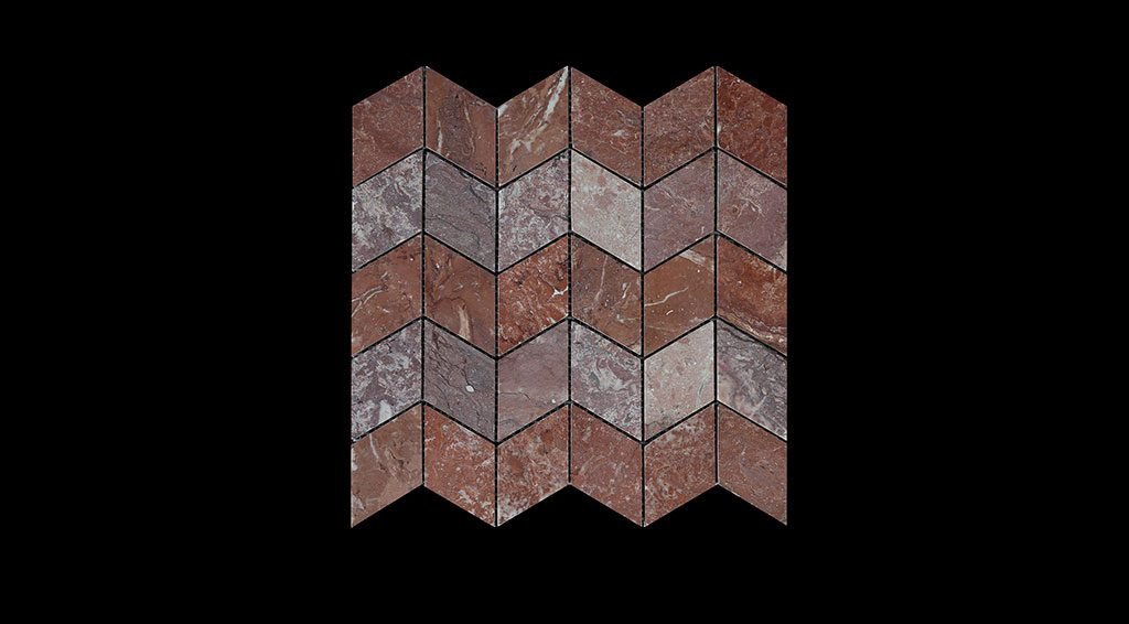 Rosso Chocolate Leaf Mosaic POL + HON Comb.