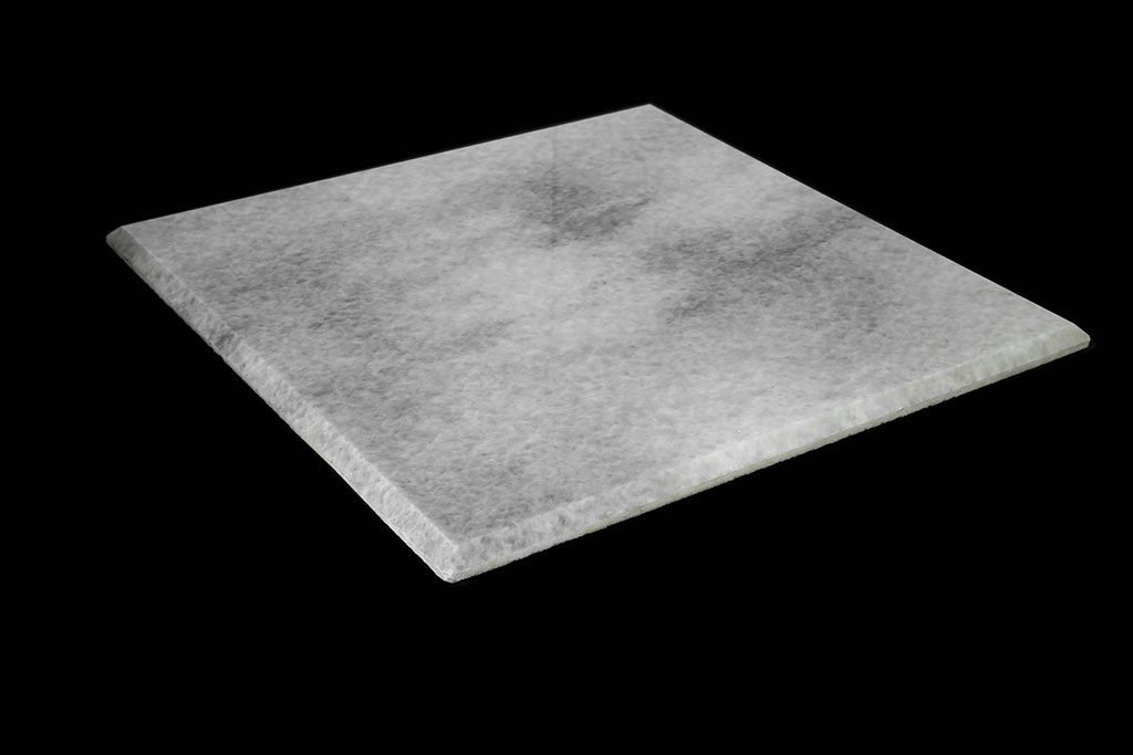 White Crystalline Bevel Edge Honed