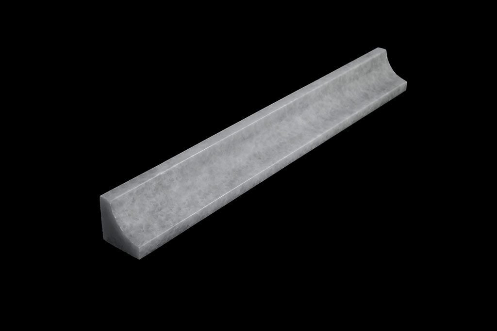 White Crystalline Hospital Plint- size 4x4 x 40 -60 cm