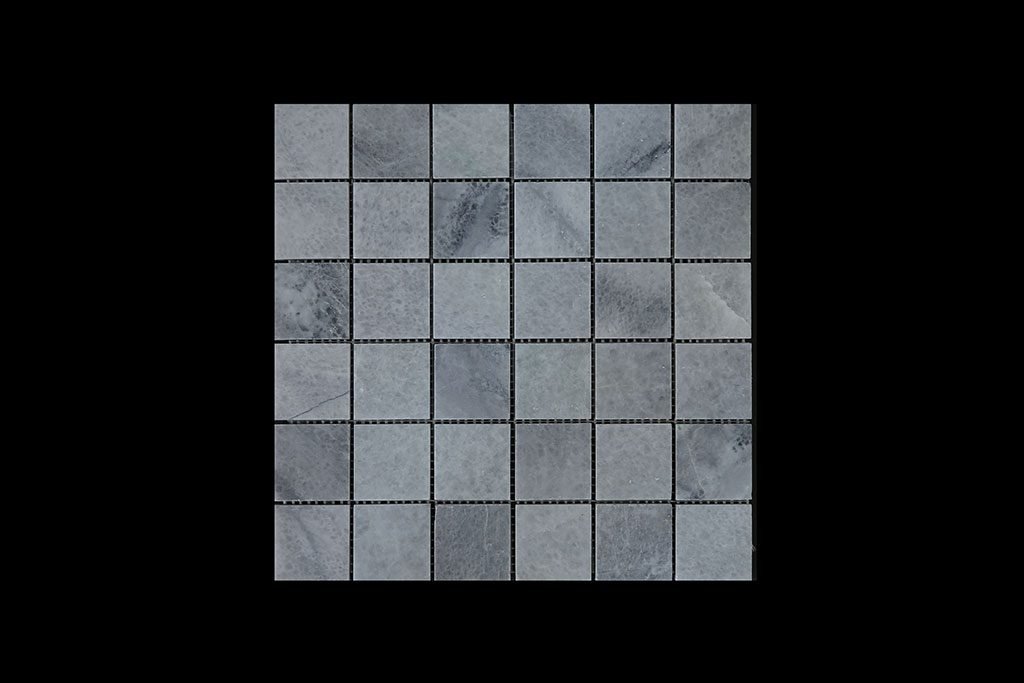 White Crystalline Mosaic 4.8x4.8 Honed