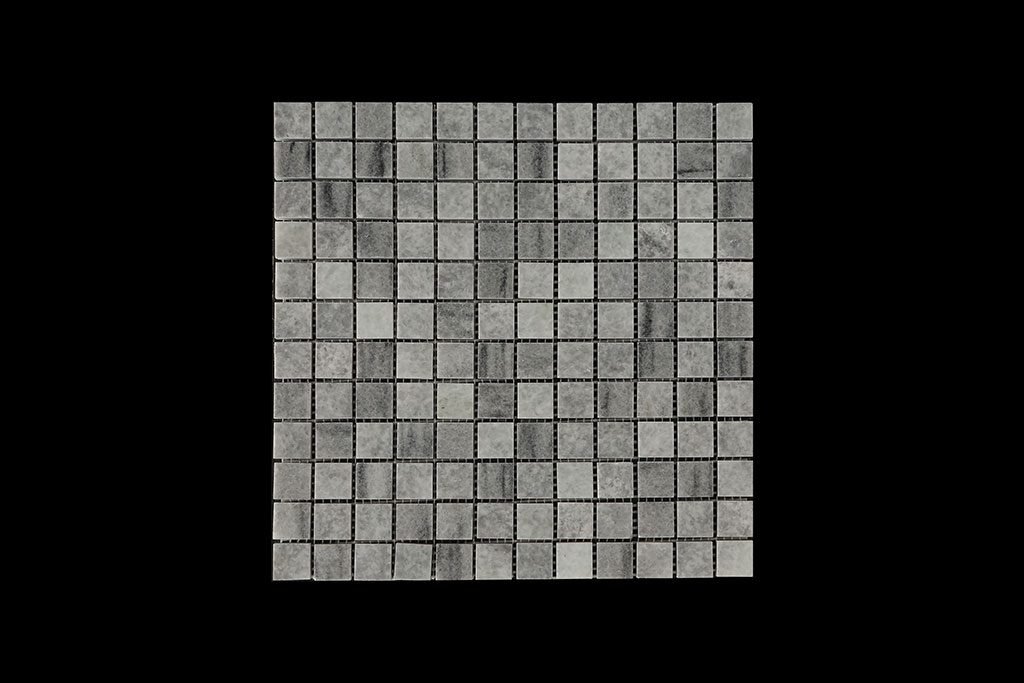 White Crystalline Mosaic DK 005 Polished