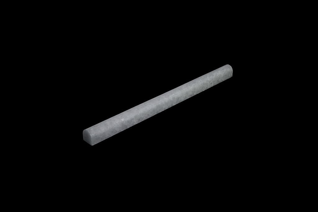 White Crystalline Pencil  honed - size 2x2 x 30.5 cm